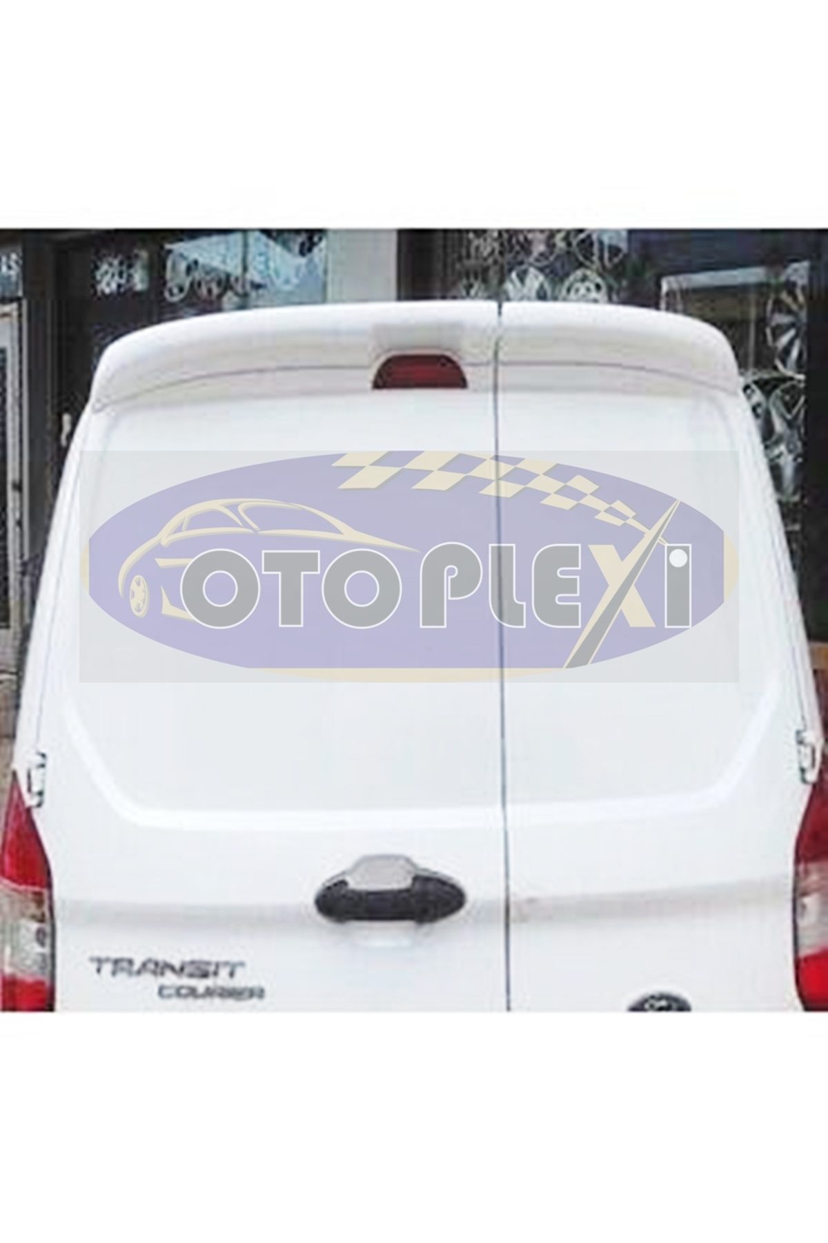 Ford Courier Çift Kapı Spoiler Anatomik Spoiler Beyaz Boyalı 2013-2024
