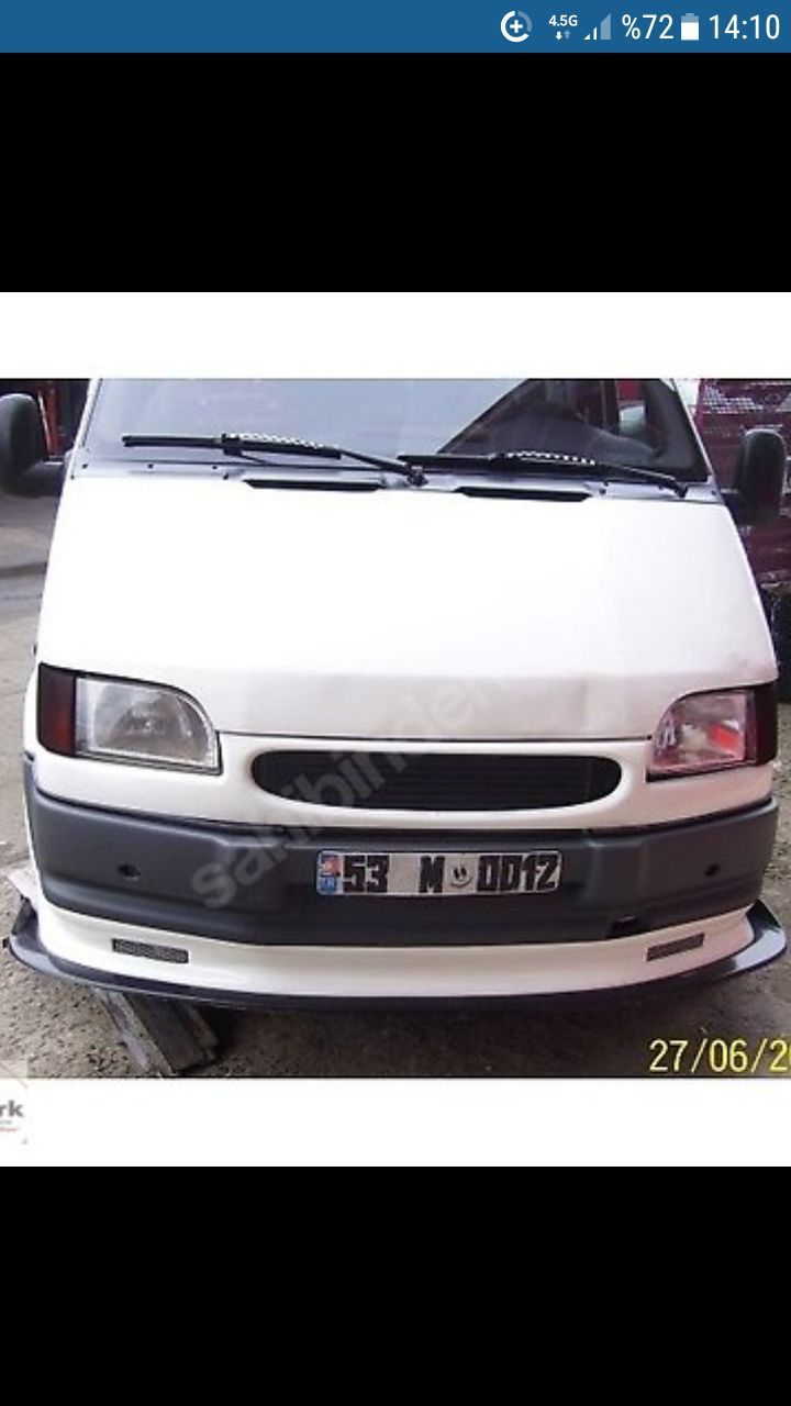 Ford Transit T15 Ön Tampon Altı Karlık Telli, Düz Mod+ Ön Lip