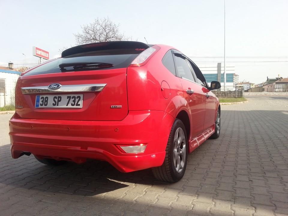 Ford Focus 2,5 Makyjalı Arka Karlık + Spoiler