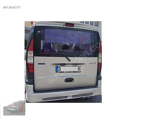 Fiat Doblo 2010 Öncesi Arka Tampon Giydirme Boyasız