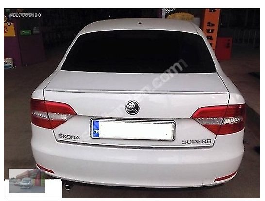 Skoda Superb Anatomik Spoyler / Bagaj Çıtası / Rüzgarlık Boyalı