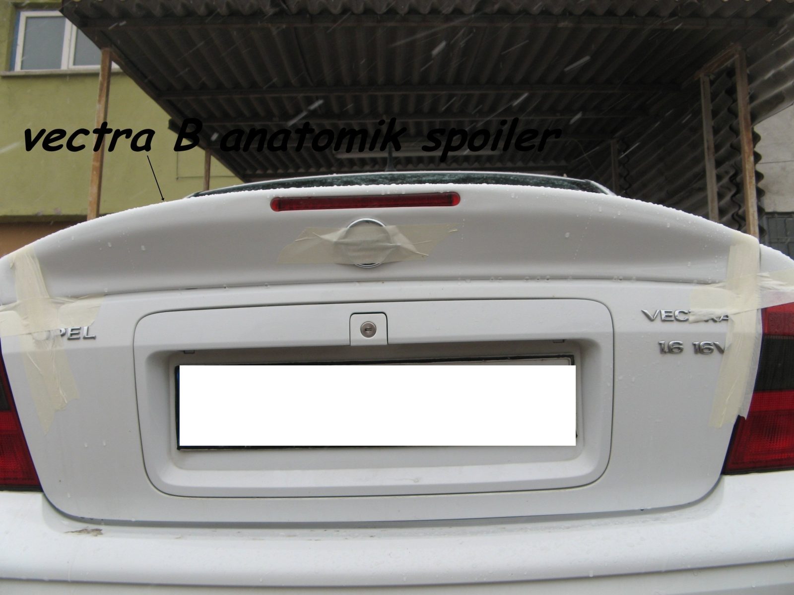 Opel Vectra B 1996-2002 Anatomik Spoiler Işıklı Fiberglass