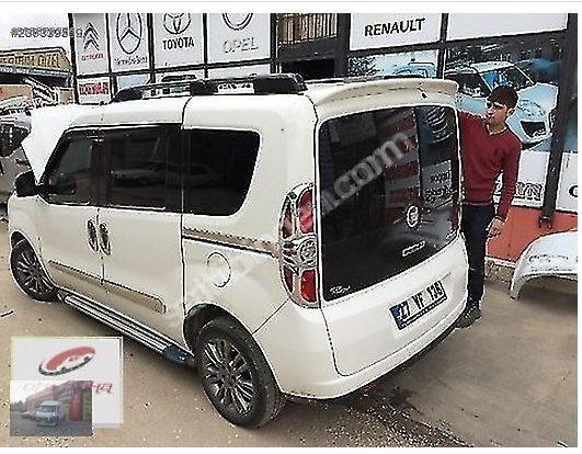 Fiat Doblo Yeni Model Anatomik Spoyler / Rüzgarlık Boyalı