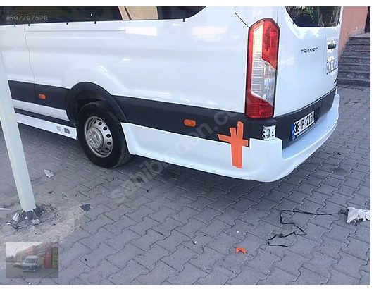 Ford Transit 2015( Son Kasa )Arka Tampon Giydirme + Ekler Boyalı