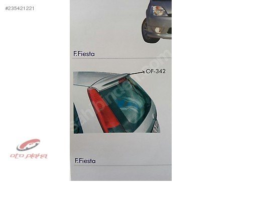 Ford Fiesta 2004-2006 Anatomik Spoiler Fiber (tek Kapı Uyumlu Değildir)
