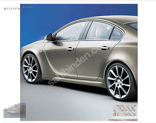 Opel Insignia Marşbiyel Takımı / Yan Karlık Boyalı