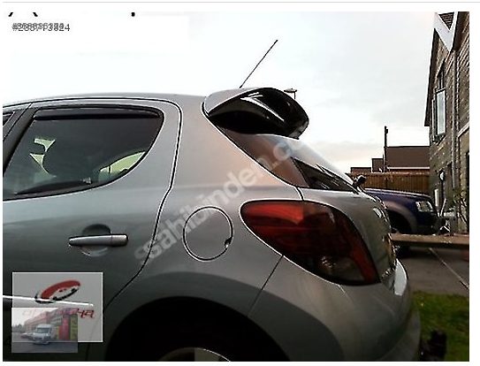 Peugeot 207 Tavan Spoyler / Rüzgarlık Boyalı