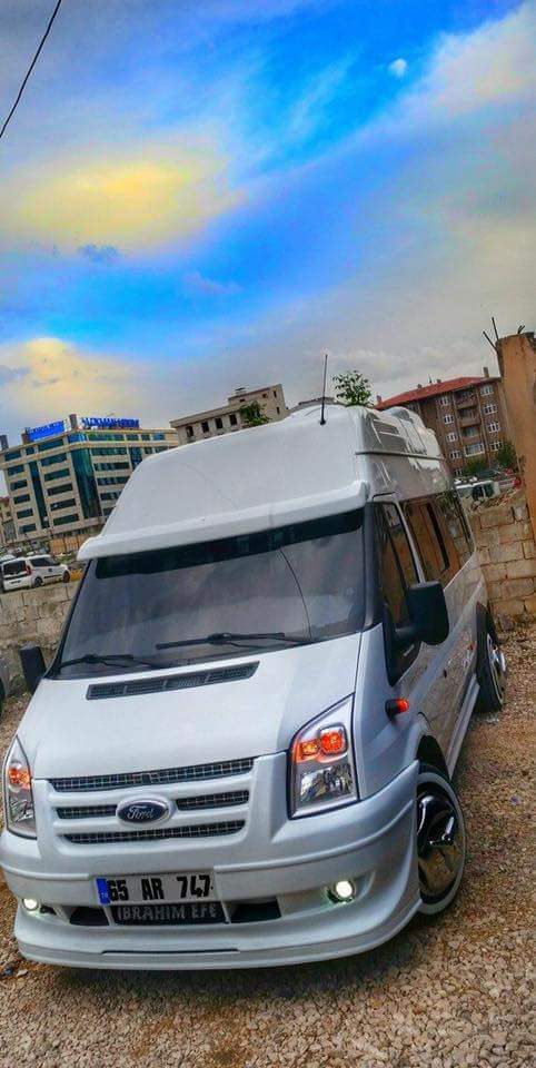 Ford Transit T-16 Güneşlik Fiber Çıkıntılı Modell