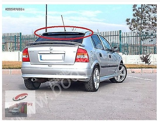 Opel Astra G Hb Cam Üstü Spoiler Rüzgarlık ( Işıksız) Boyalı