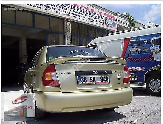 Hyundai Accent 2001 Spoyler Rüzgarlık Boyalı