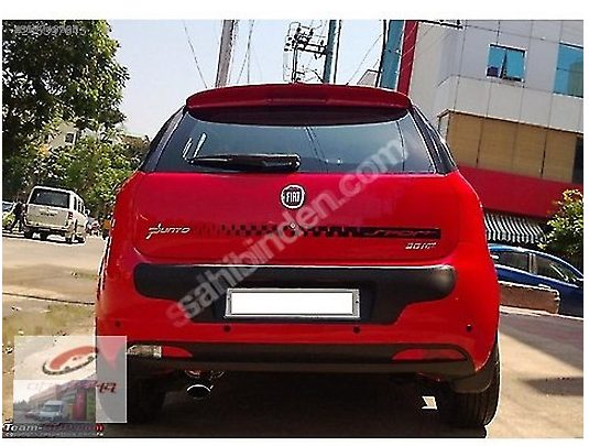 Fiat Grande Punto Anatomik Spoyler /Camüstü Rüzgarlık Boyalı