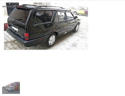Fiat Tofaş Kartal Arka Flap Çamurluk Arkası Paçalık Mat Siyah Ek