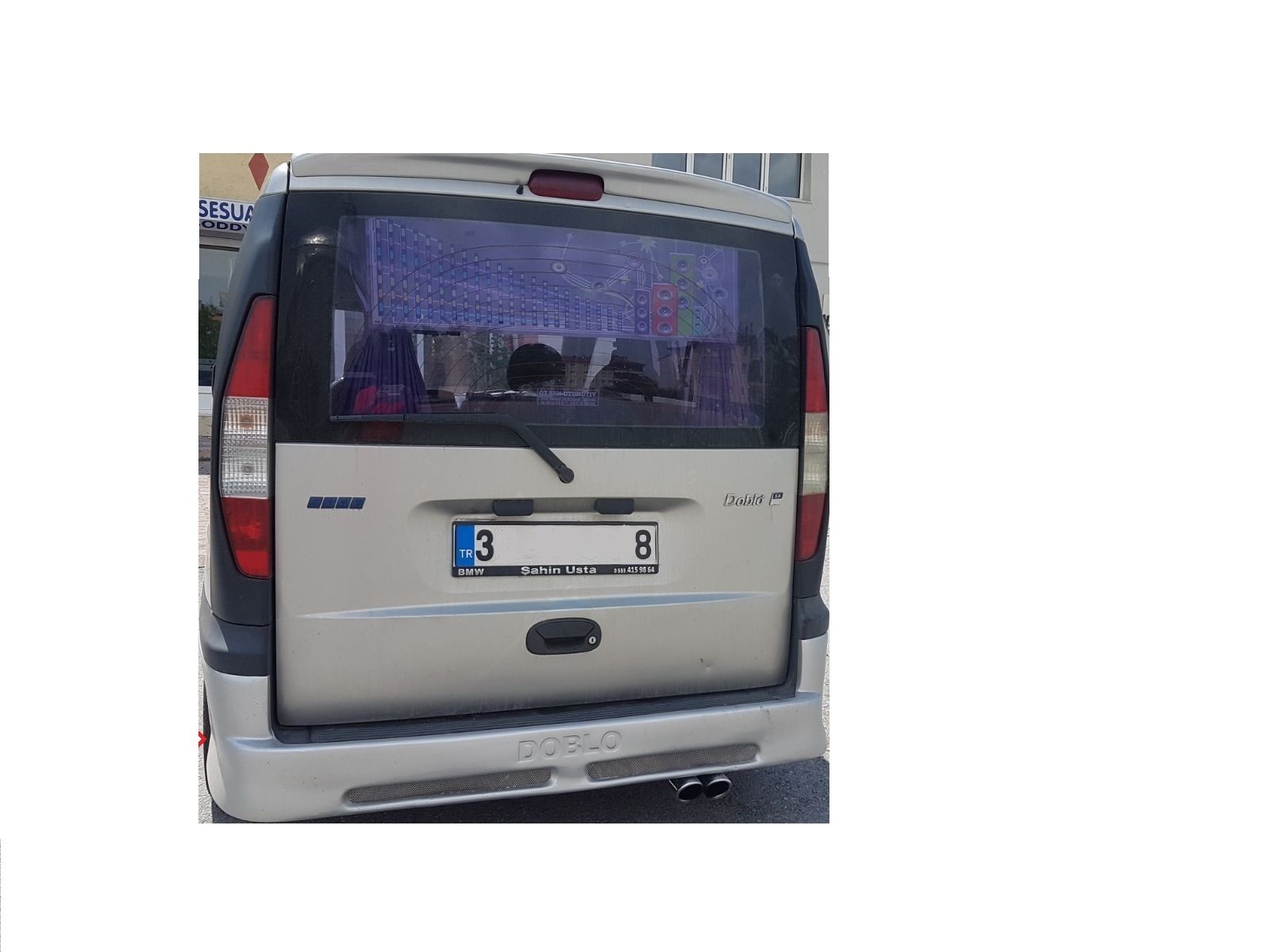 Fiat Doblo 2001-2009 Telli Arka Tampon
