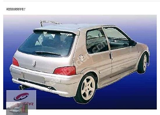 Peugeot 106 Tavan Spoyler / Rüzgarlık Boyalı