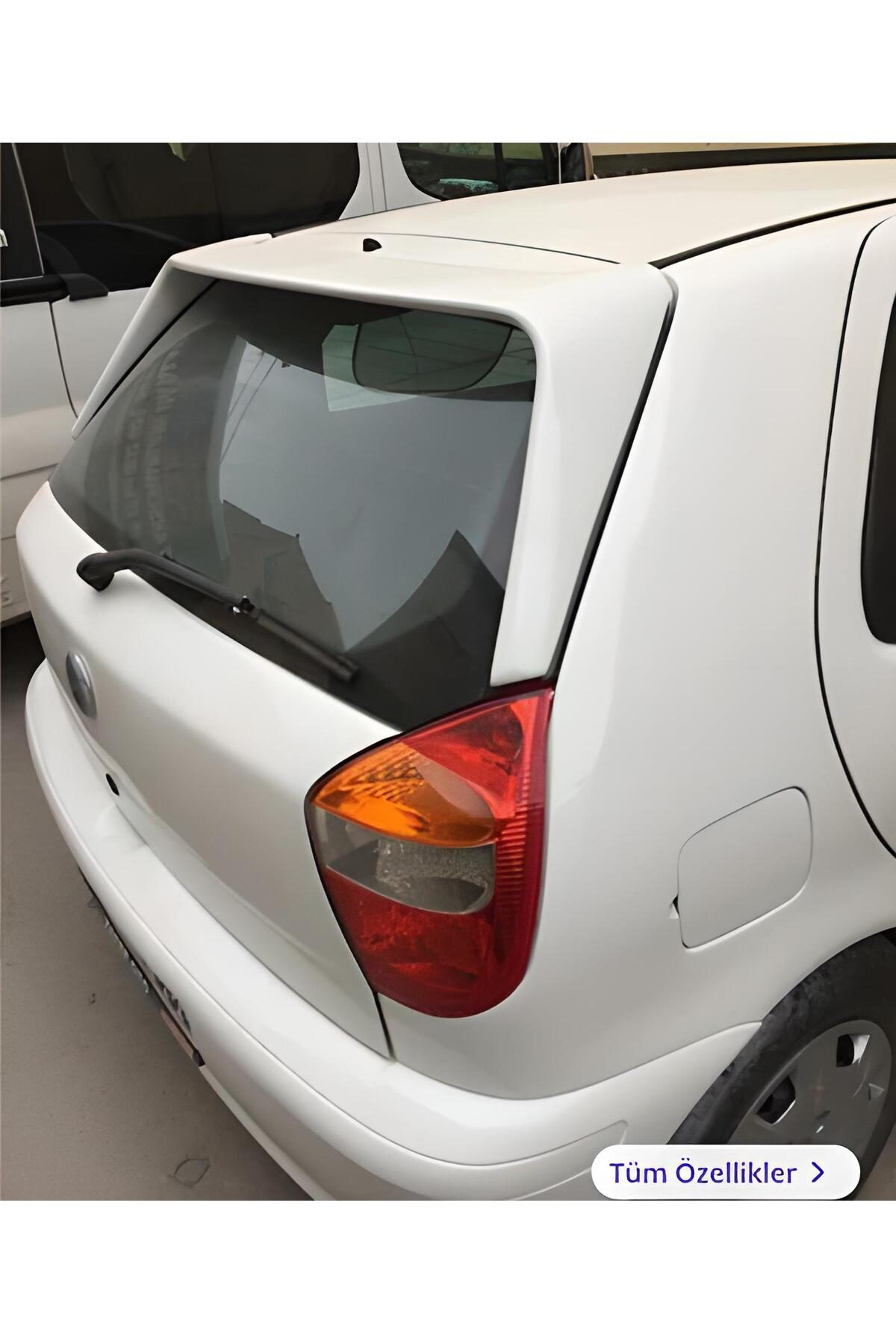 Fiat Palio 1999-2006 Uzun Spoiler Astarlı