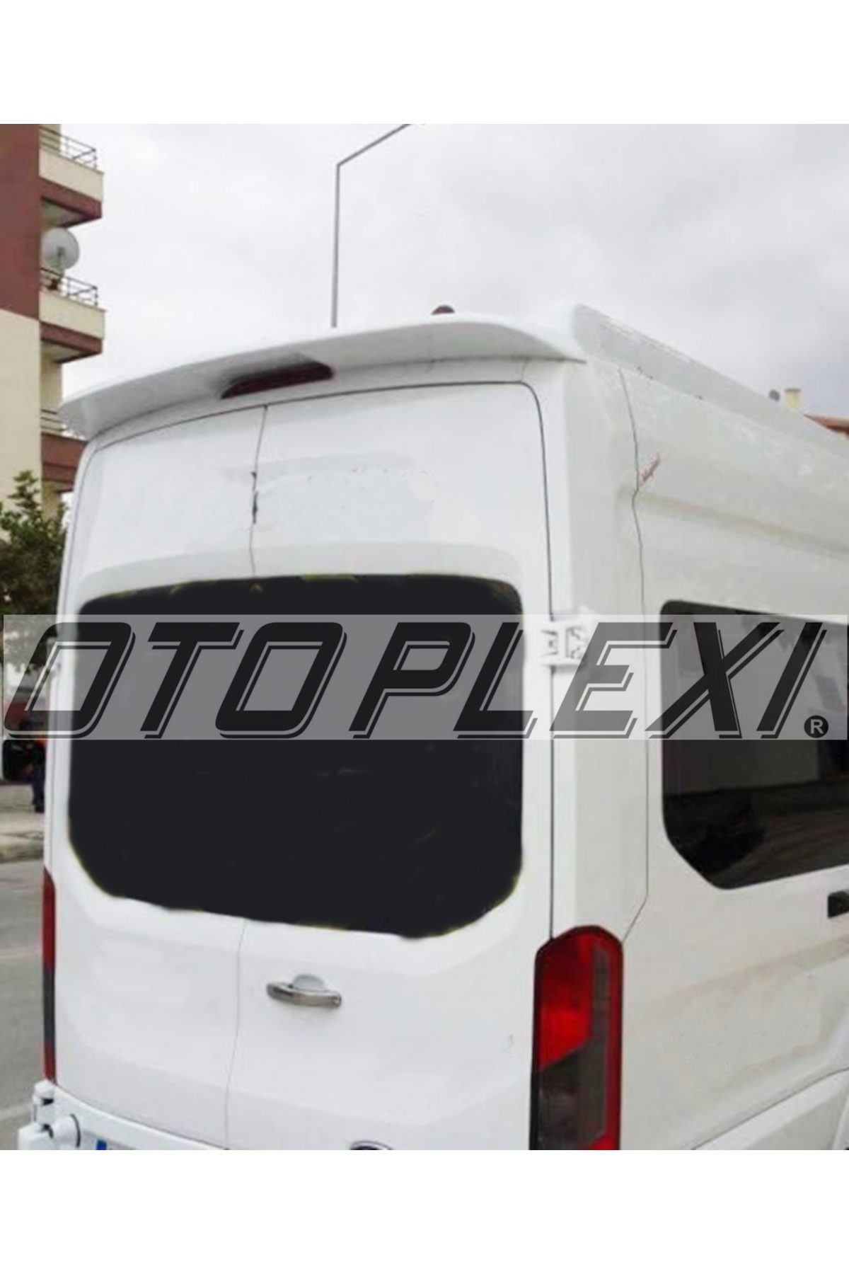 Ford Transit Spoiler Yüksek Tavan Spoiler Geniş Boyasız Astarlı 2014-2019