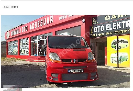 Renault Trafic Ön Tampon Giydirme Boyalı