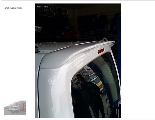 Peugeot Tepee Anatomik Spoyler / Cam Rüzgarlık Boyalı
