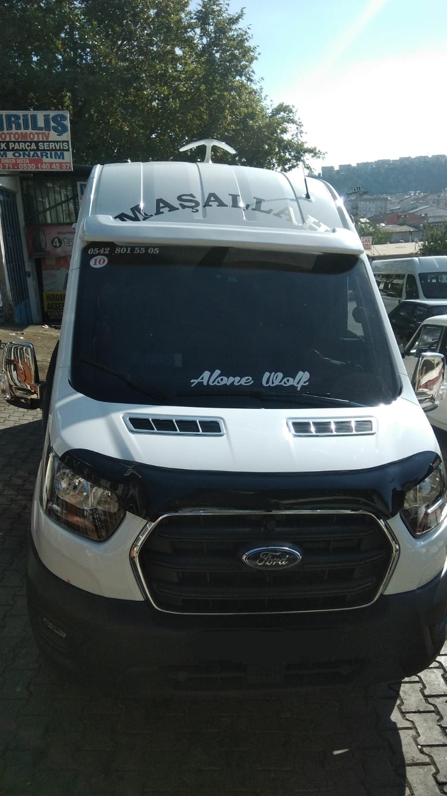 Ford Transit 2019+ Güneşlik Fiber Minübüs