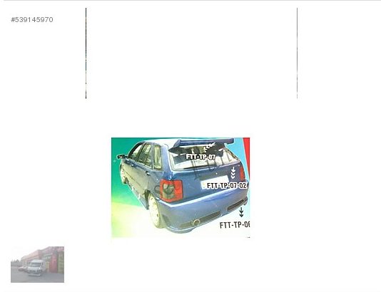 Fiat Tipo Arka Tampon Giydirme Boyasız
