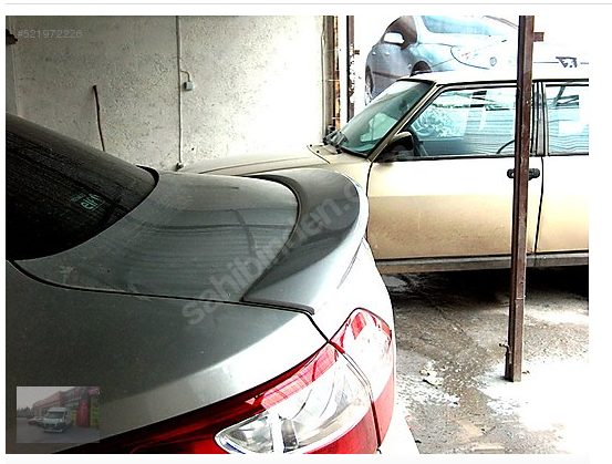 Renault Fluence Anatomik Spoyler Boyalı