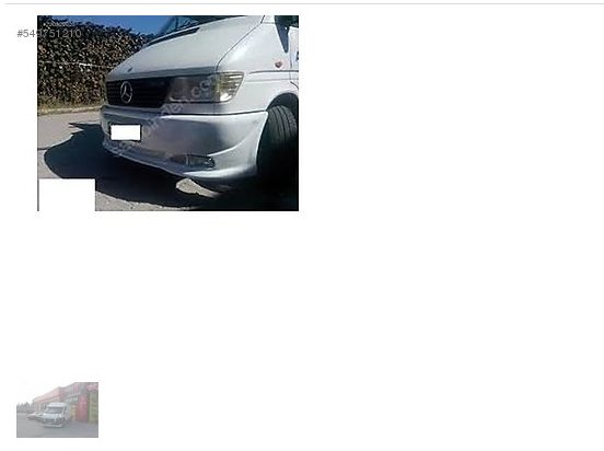 Mercedes Sprinter (312) Eski Model Karesisli Ön Tampon Boyal