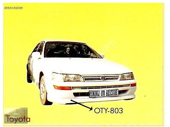 Corolla Eski Model(efsane Kasa)ön Karlık / Tampon Eki Boyalı
