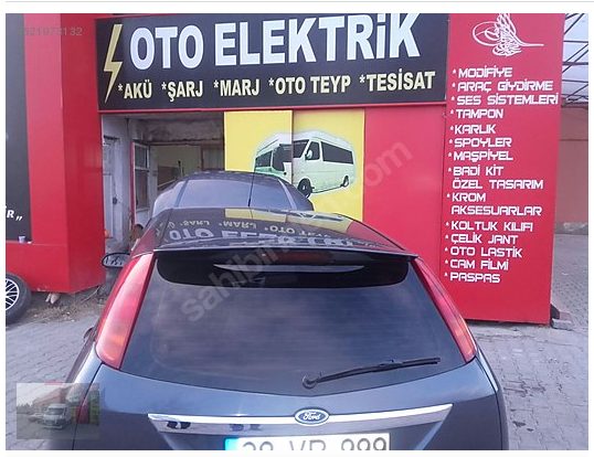Ford Focus 1 Hb Spoyler / Rüzgarlık E.m. Boyalı