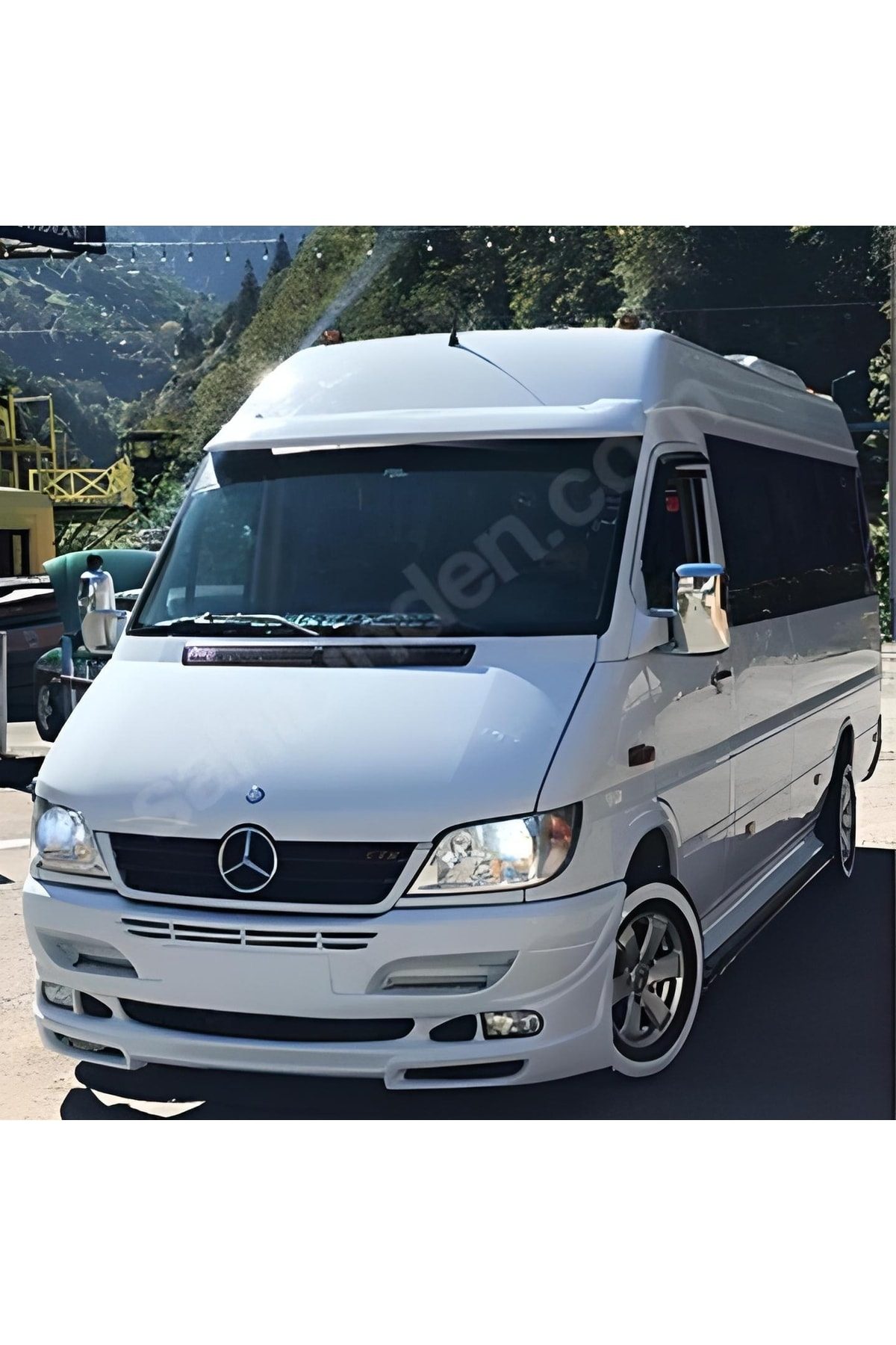 Mercedes Sprinter 2002-2007 (313) Geniş Güneşlik Astarlı / Boyasız