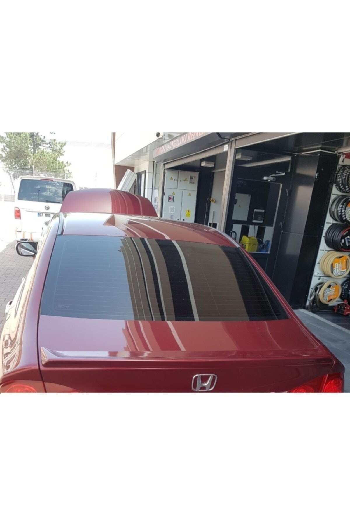 Honda Civic 2006-2011  Uyumlu Fiber Bagaj Anatomik Spoyler / Bagaj Rüzgarlık Boyasız