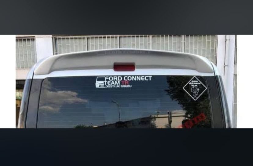 Ford Connect 2002-2014 Rs Model Spoiler Geniş Model Fiber