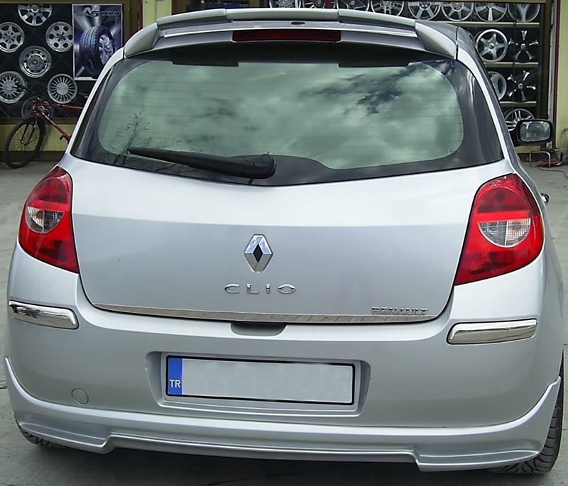 Renault Clio 3 Spoiler Fiberglass