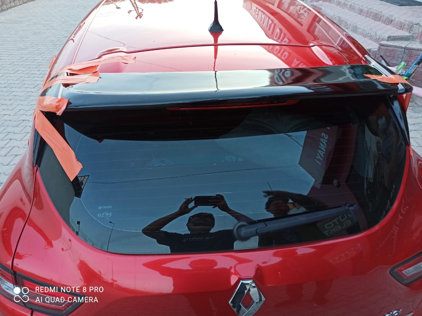 Renault Clio 4 Spoiler Fiberglass