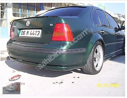 Volkswagen Bora Arka Karlık Tampon Eki Boyalı