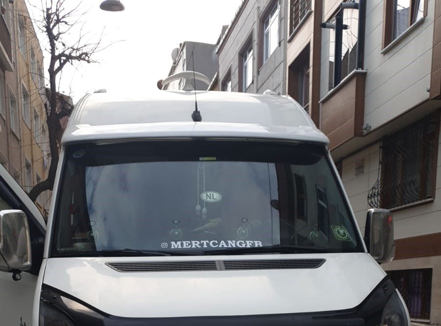 Volkswagen Crafter 2006-2018 Geniş Güneşlik Fiberglass