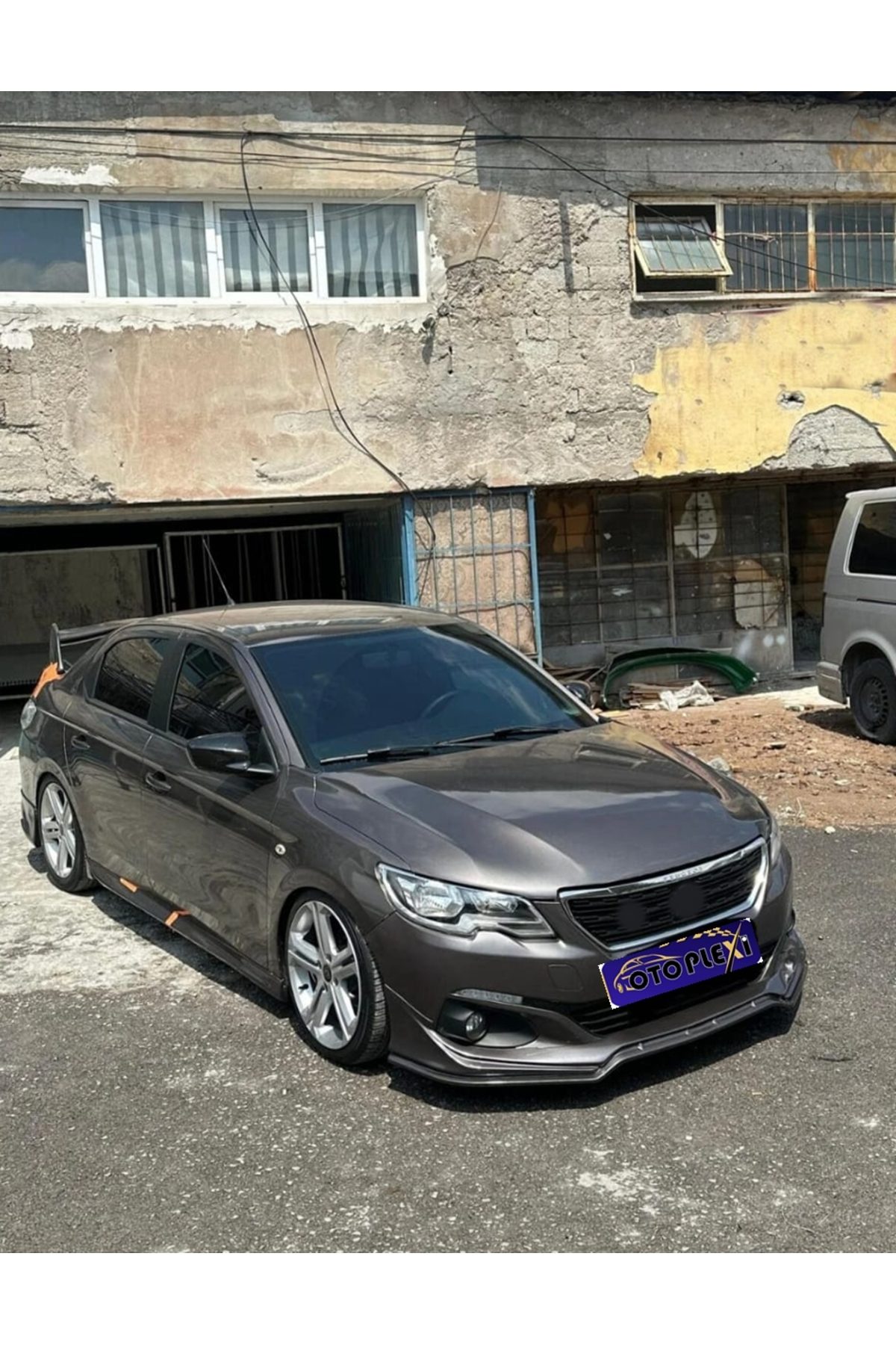 Peugeot 301 Ön Tampon Eki Ön Karlık Makyajlı 2017+ Boyasız