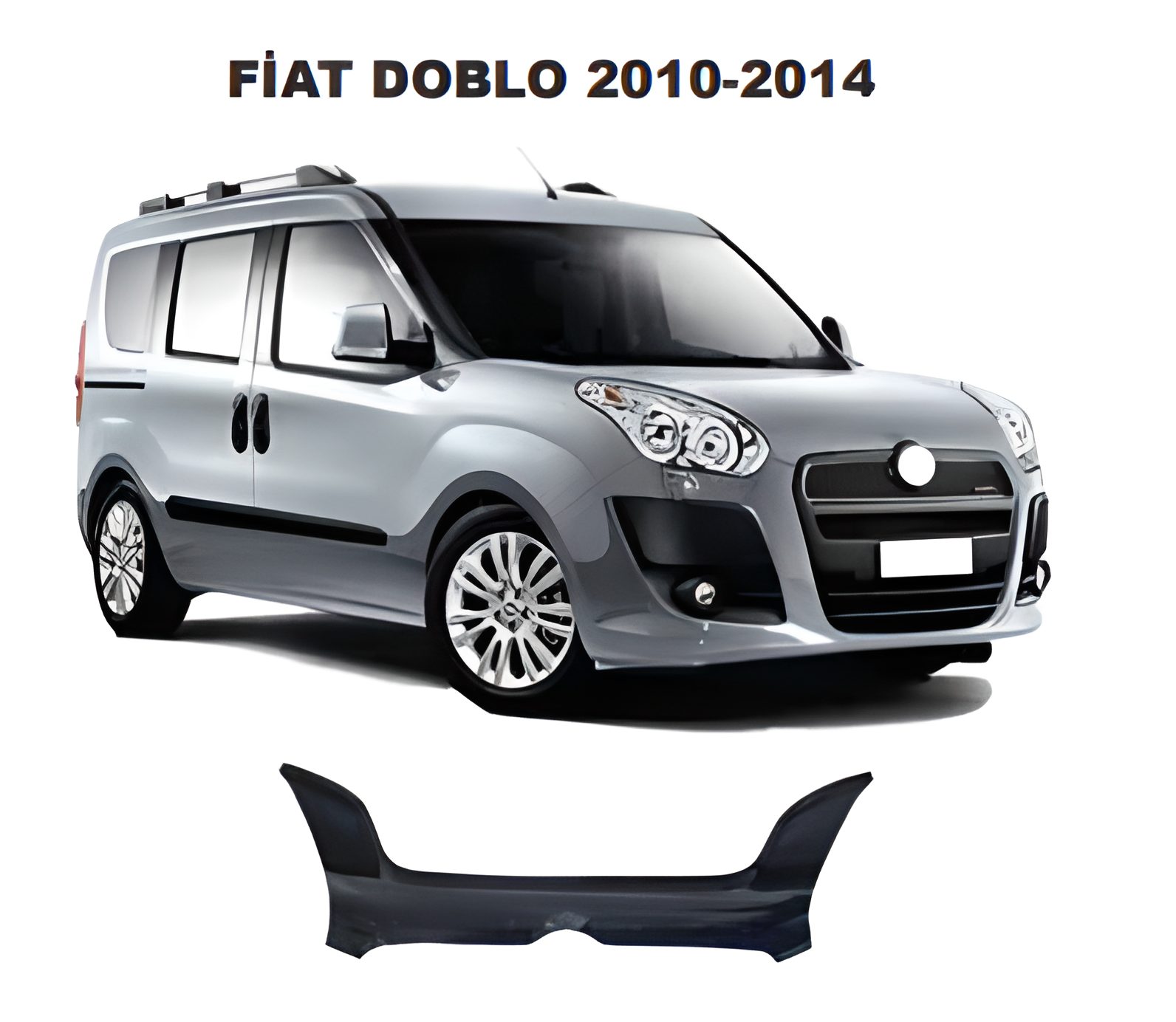 Fiat Doblo 2006-2010 Kaput Rüzgarlığı Plastik
