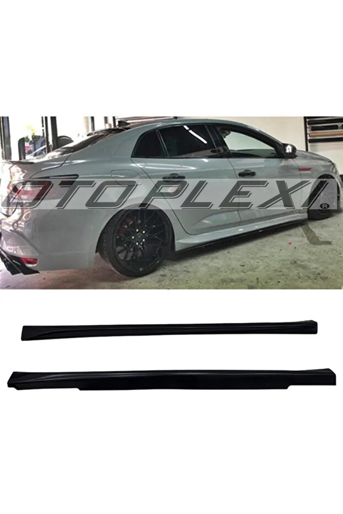 Renault Megane 4 Aero Yan Marşpiyel Takım Marşpiyel Set Plastik
