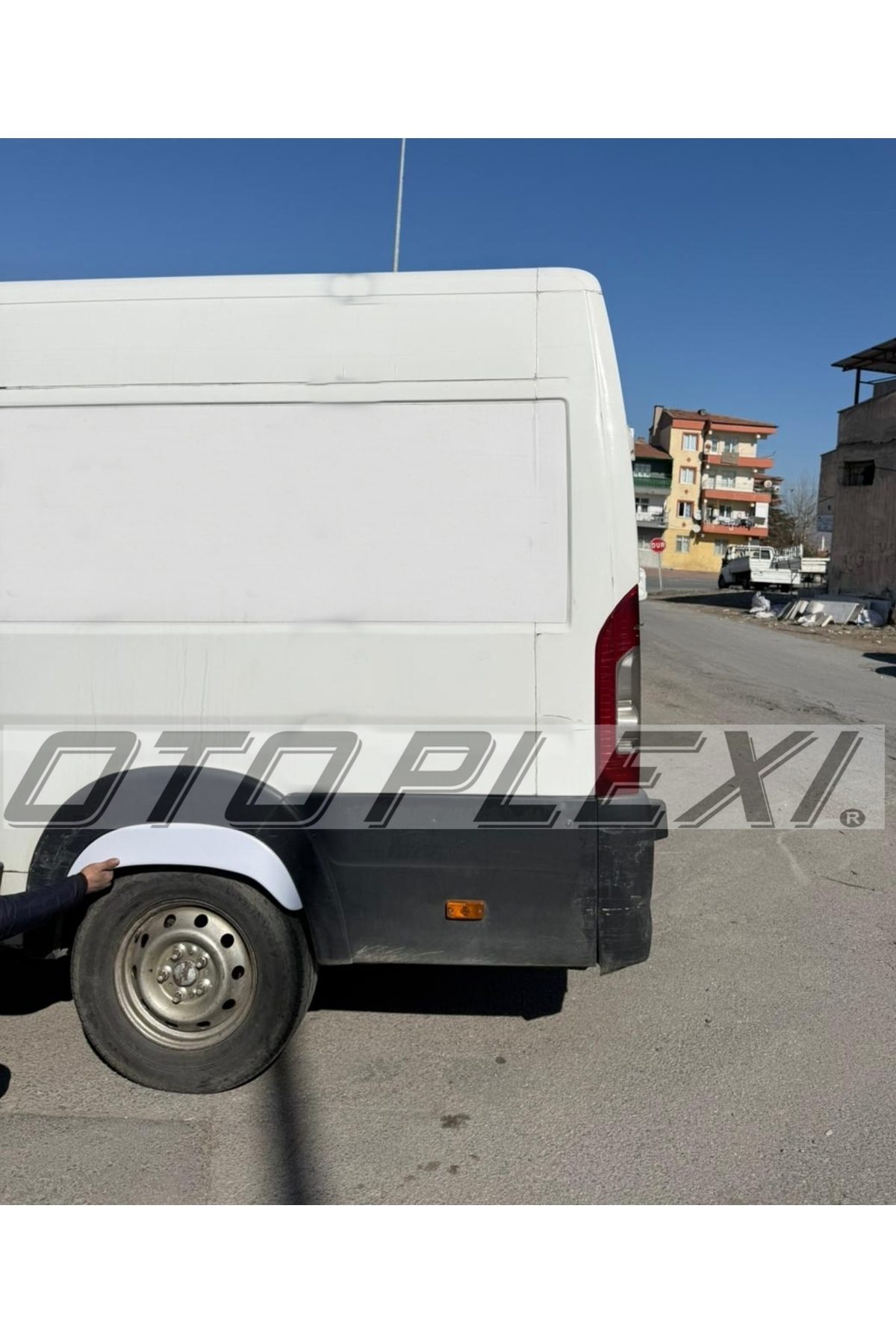 Peugeot Boxer Arka Çamurluk Kaplama Çamurluk Kapak Dodik Plastik Beyaz