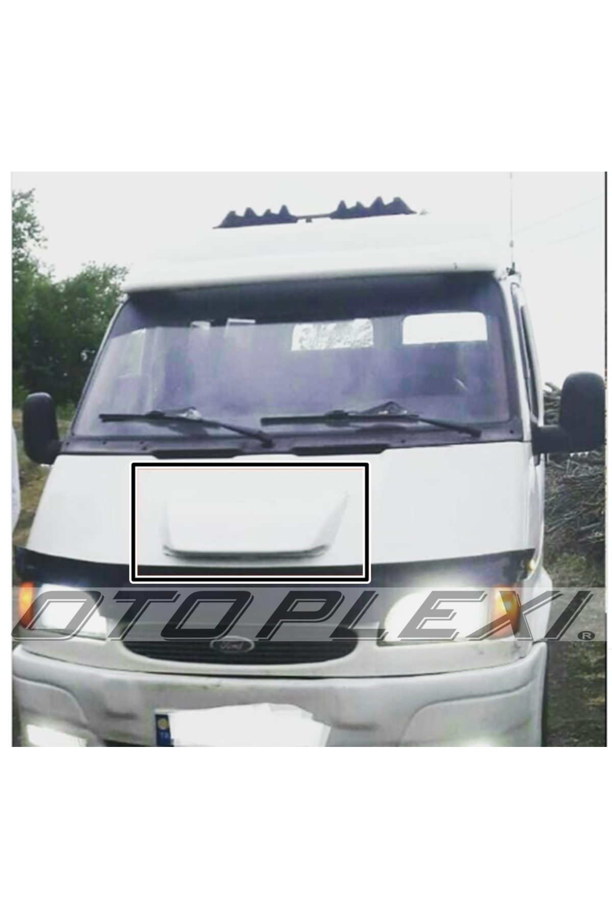 Ford Transit Eski Model Kaput Havalandırma Beyaz Plastik