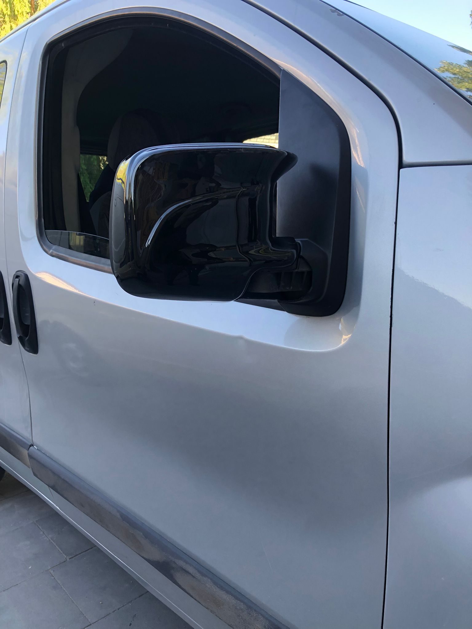 Fiat Fiorino 2008+ Ayna Kapağı Siyah Plastik