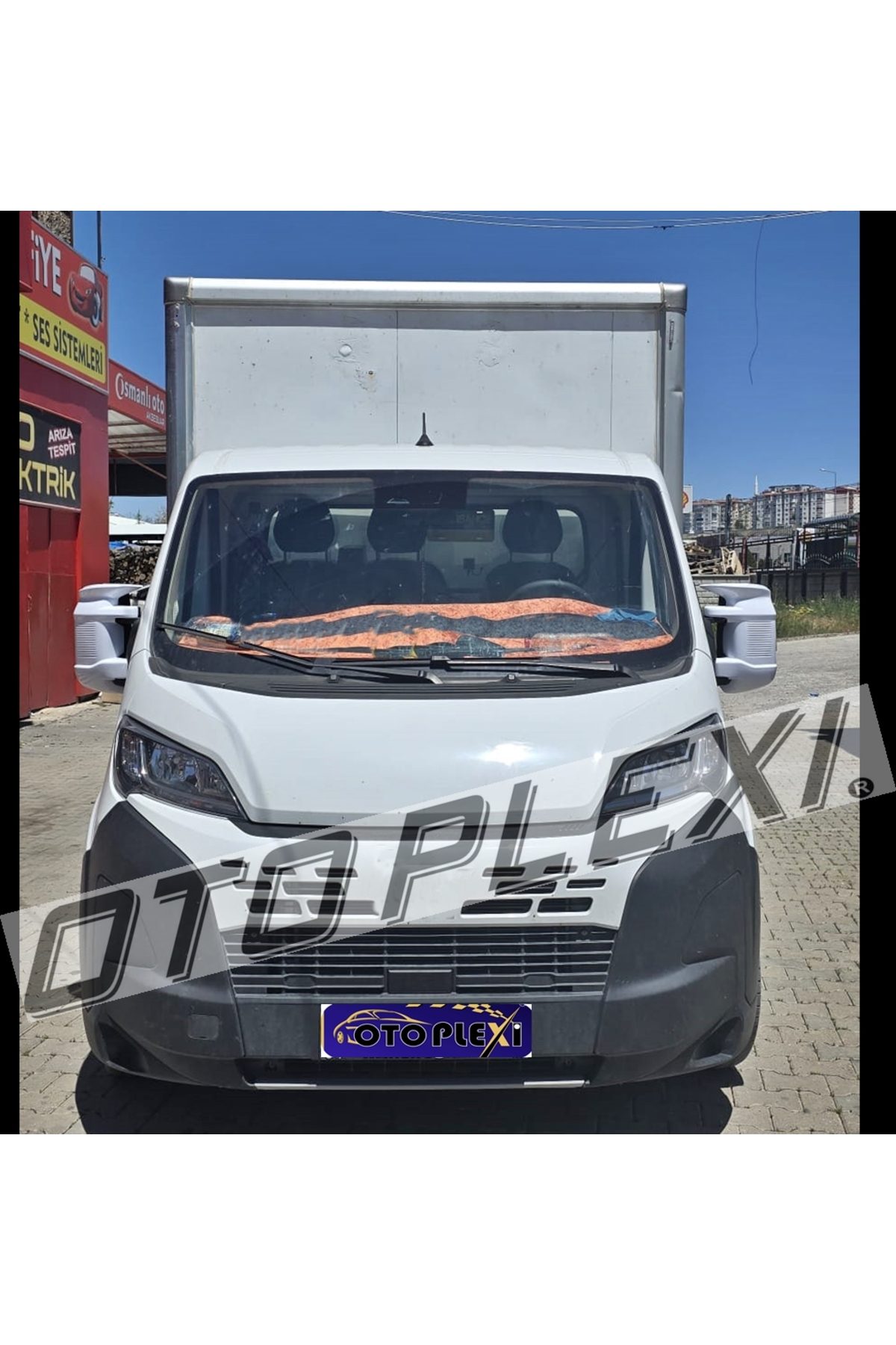 Fiat Ducato Ayna Kapağı Takımı Abs Plastik Beyaz Yarasa Ayna 2024ve sonrası uyumlu