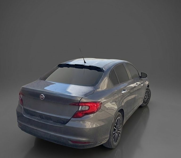 Fiat Egea Arka Cam Üstü Spoiler Plastik Siyah 2014+ 1