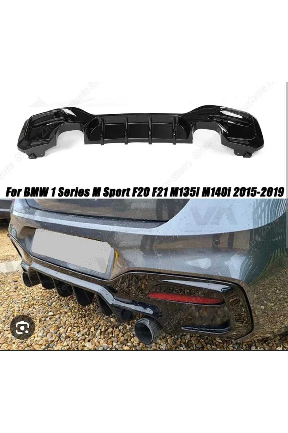 Bmw F20 F21 M-Tech Difüzör Sağ Sol Çift Kalın Çıkış Abs Plastik