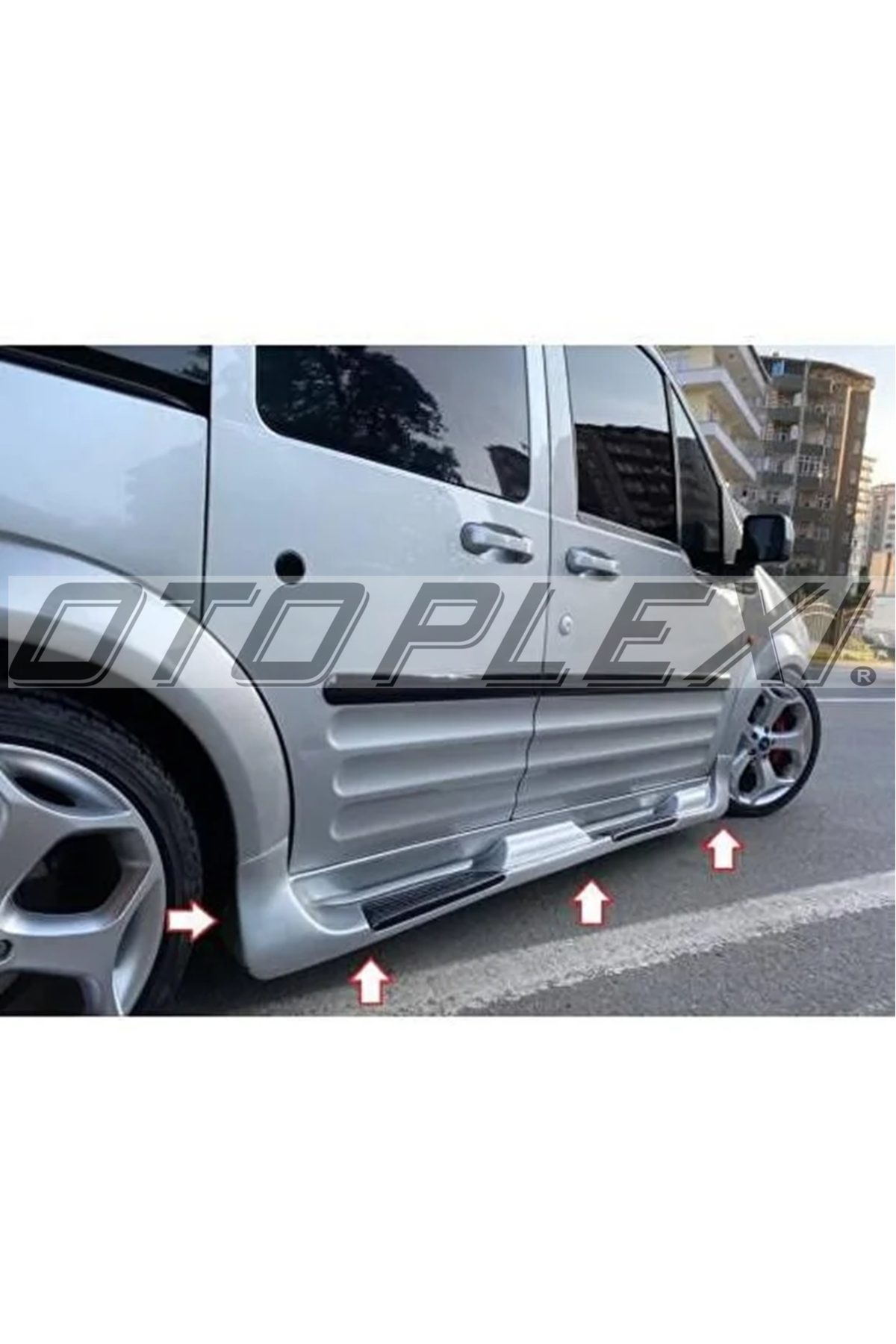 Ford Connect Marşpiyel Takım Sorento Modeli Plastik Gümüş Gri Boyalı 2002-2014