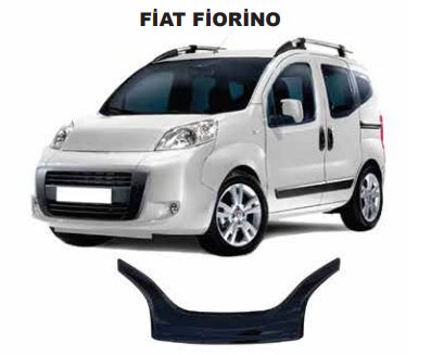 Fiat Fiorino 2008+ Kaput Rüzgarlığı Plastik