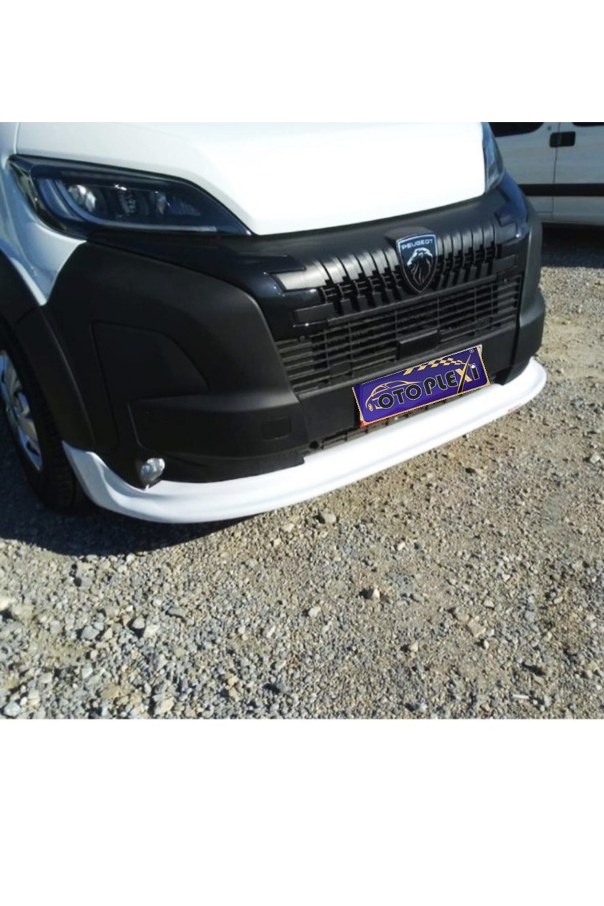 Fiat Ducato Ön Tampon Eki Jumper Uyumlu Ön Karlık Beyaz Boyalı 2024 SONRASI