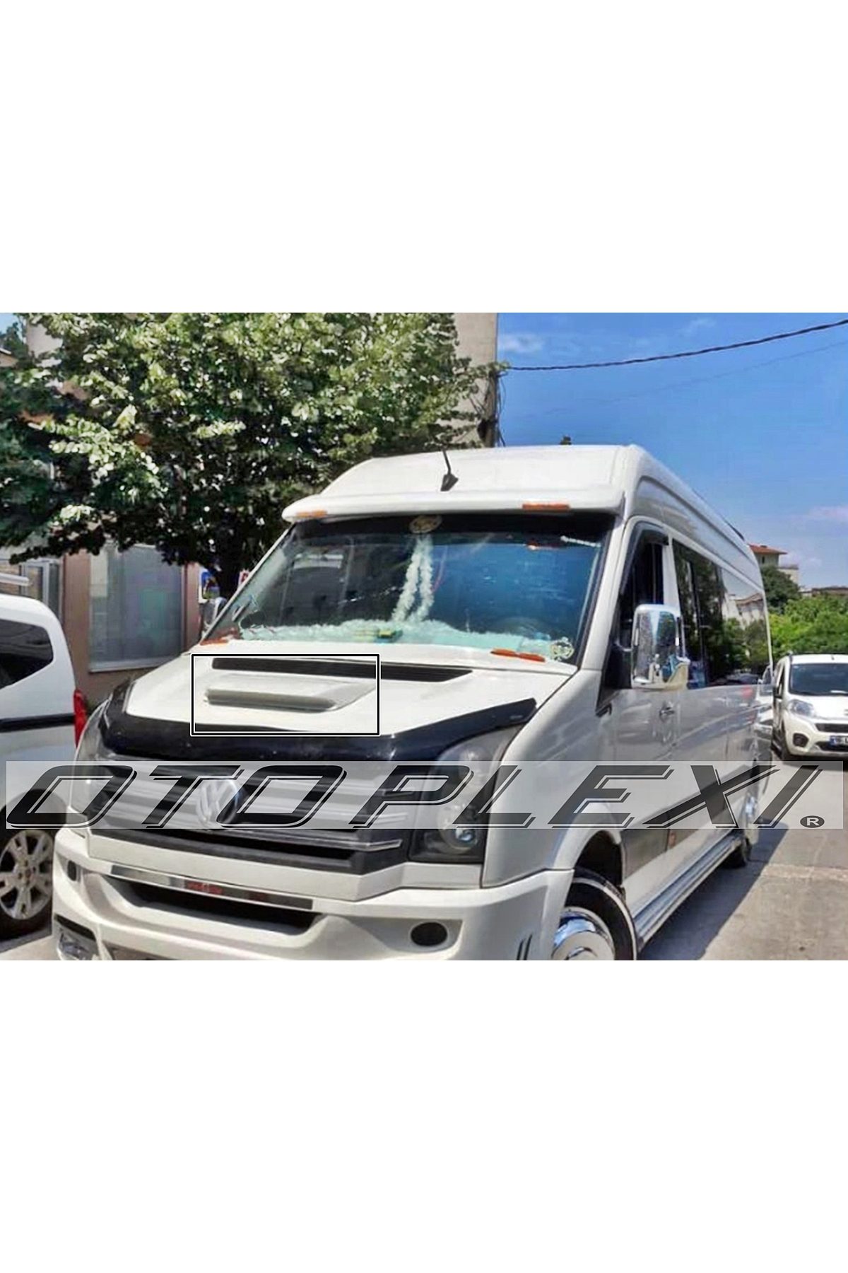 Vw Crafter Kaput Havalandırma Beyaz Plastik Şeker Beyaz Boyalı 2012 sonrası