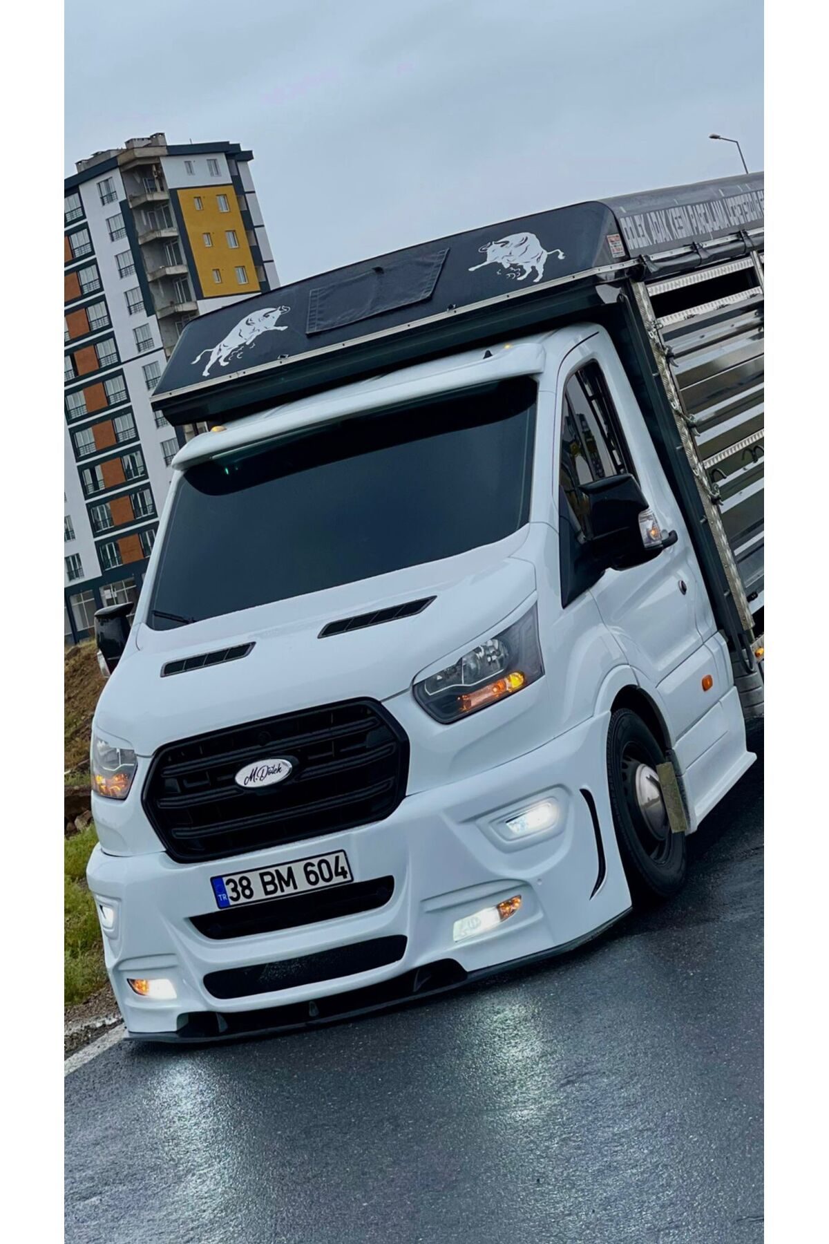 Ford Transit 2014-2022 Pikap Pako Seti Beyaz Plastik