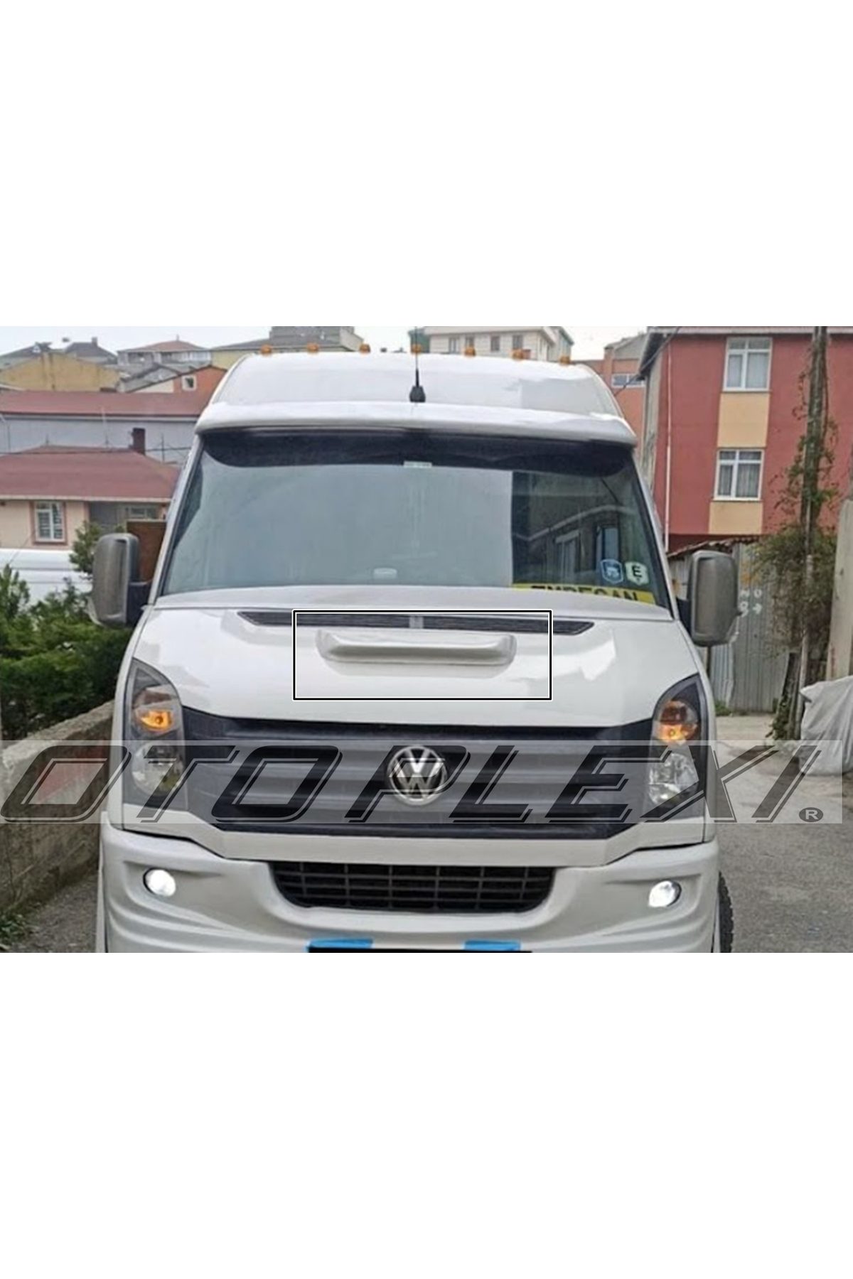Vw Crafter Kaput Havalandırma Beyaz Plastik Kirli Beyaz Boyalı 2012 öncesi